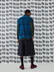 画像2: Colour tone Knit vest Blue (2)