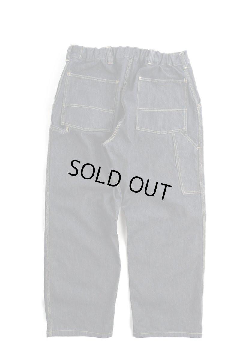 画像5: BIG SILHOUETTE 14 DENIM PAINTER PANTS (5)