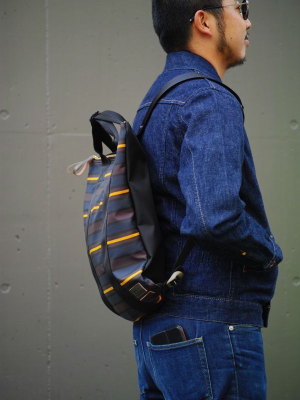 M A R N I PORTER 2WAY BAG NAVY - HOMEDICT