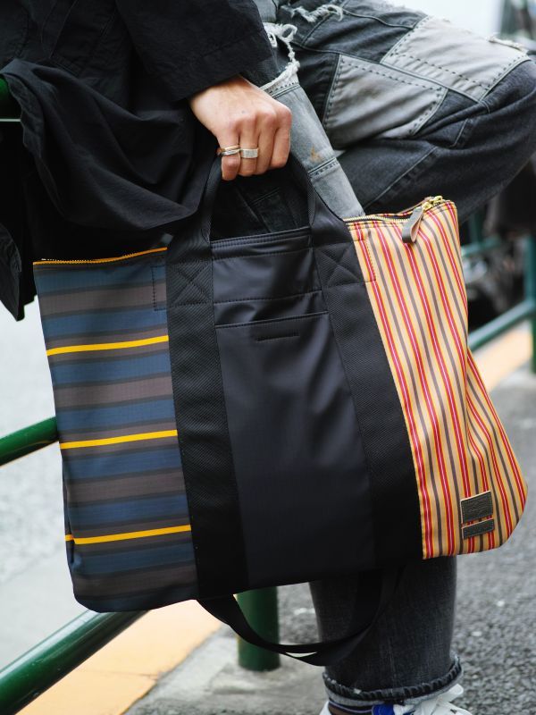 M A R N I PORTER 2WAY SHOULDER BAG MULTISTRIPE