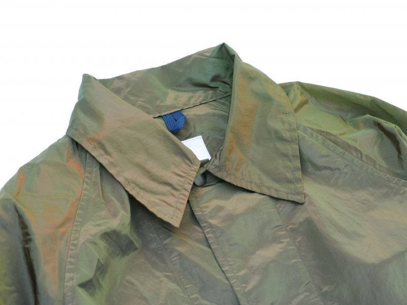 ts(s) Super Iridescent Nylon*Polyester Taffeta Cloth Coach Jacket 